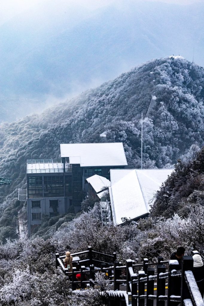 Nanshan Bamboo Sea Winter Snow Scenery